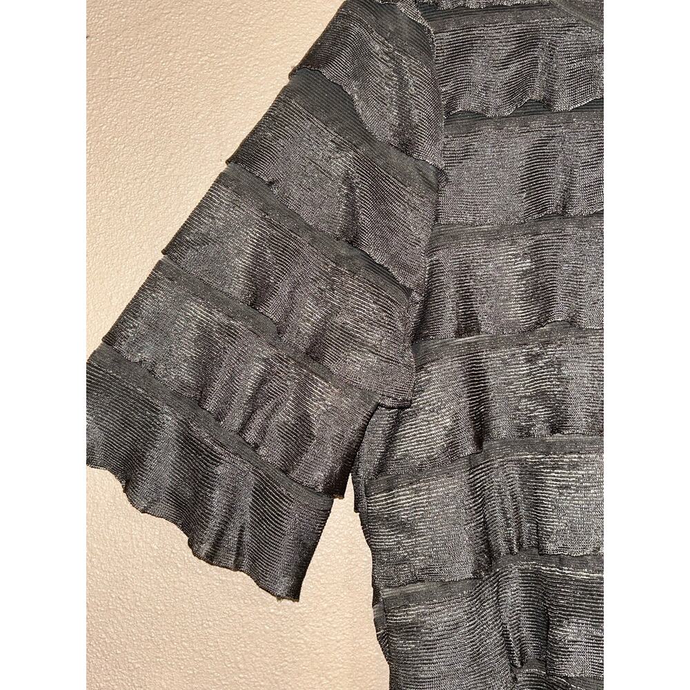 Anthropologie Vanessa Virginia Green Ruffle Tiered Top Womens Medium NWT Fun - Picture 5 of 11